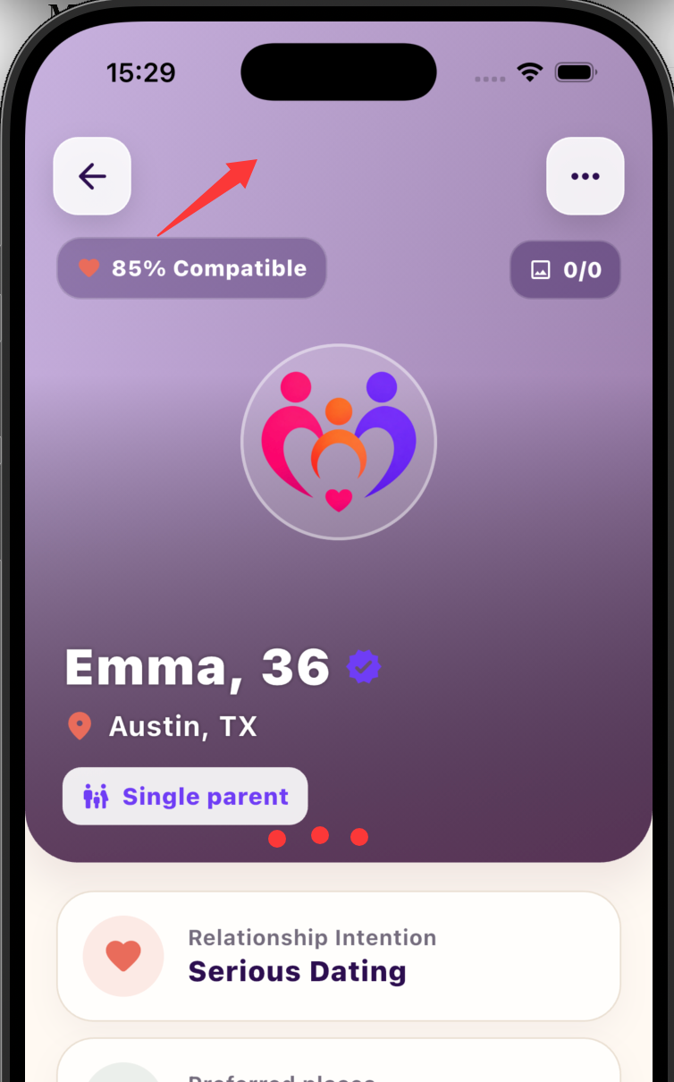 Vida profile with Lifestyle DNA and relationship details